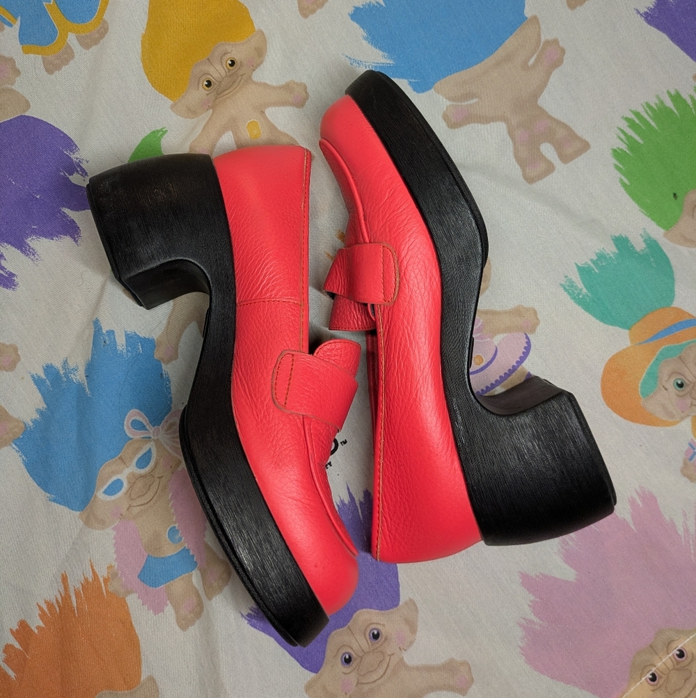 camper thelma neon red/pink loafers size 39EU/8.5US women